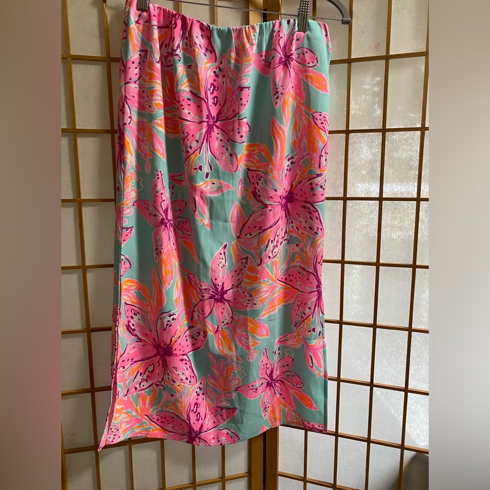 NWT LILLY PULITZER Esmeray Set Surf Blue Bonita Blooms - Picture 10 of 12